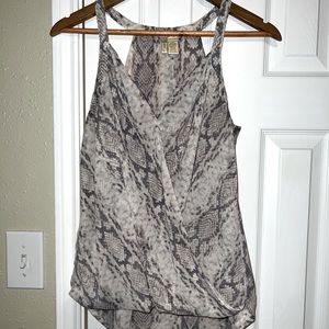 Women’s snake print blouse